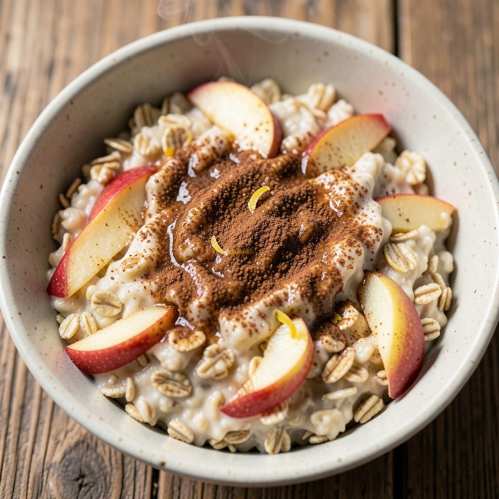 Apple Brown Sugar Oatmeal Recipe: Warm Spice and Caramelized Topping Magic
