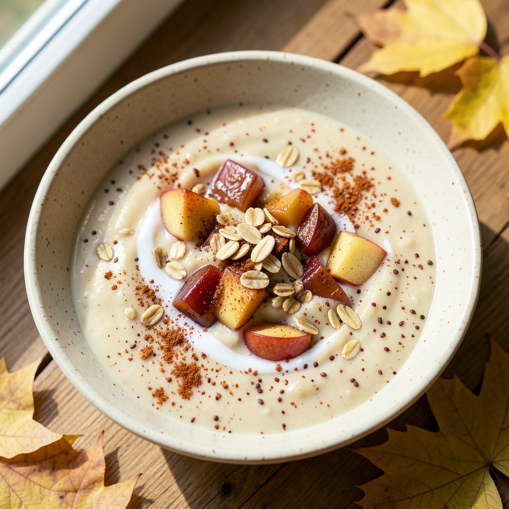 Apple Cinnamon Oatmeal Smoothie Recipe: Warm Spiced Blend With No Cooking Needed