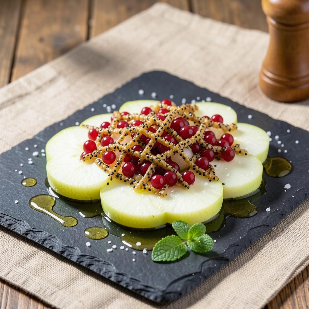Apple Caviar Recipe: Tart-Sweet Poppy Seed Gel for Apple Desserts