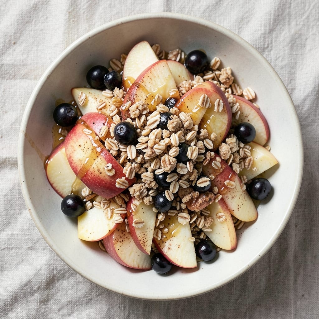 Apple Blackcurrant Recipe: Tart-Sweet Fruit Topped With Buttery Oat Crunch
