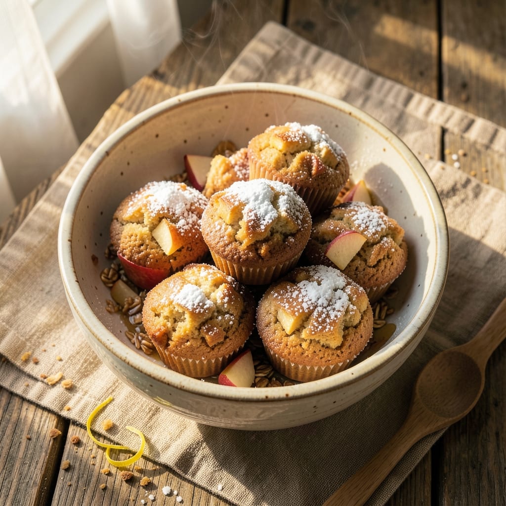 Apple Cake Tea Room Bran Muffins Recipe: Warm Spice and Apple-Pie Coziness