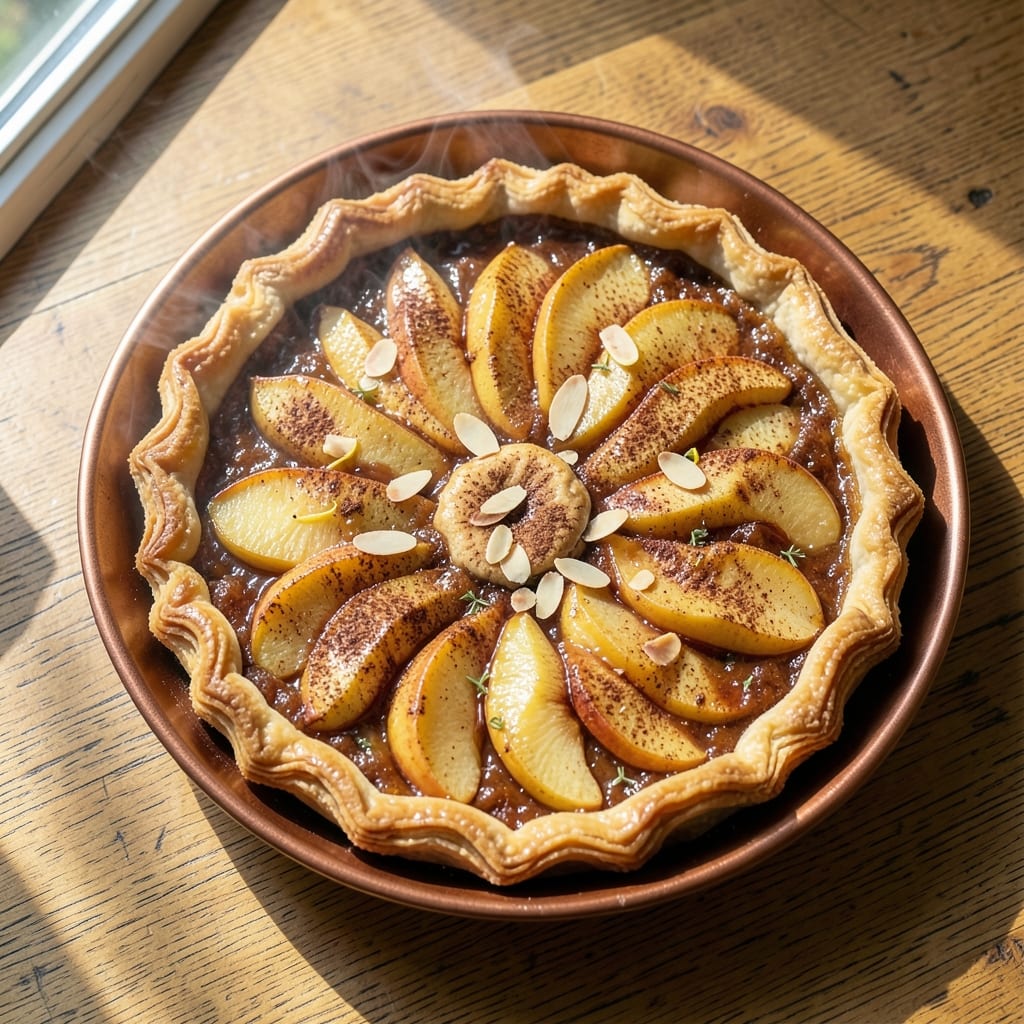 Alsace Apple Tart Recipe: Rustic Streusel Crown With Caramelized Edges
