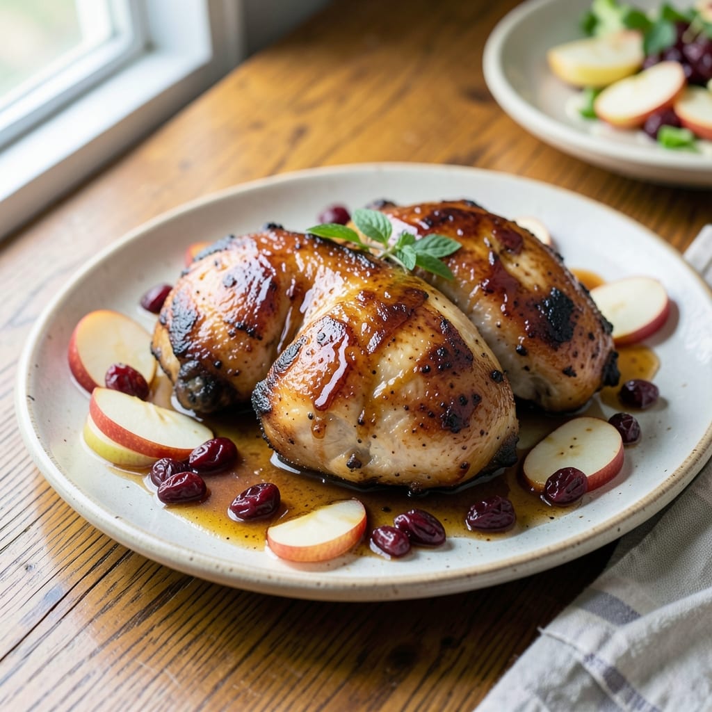 Apple Cranberry Chicken Recipe: Sweet-Tart Glaze That Sticks to Every Bite