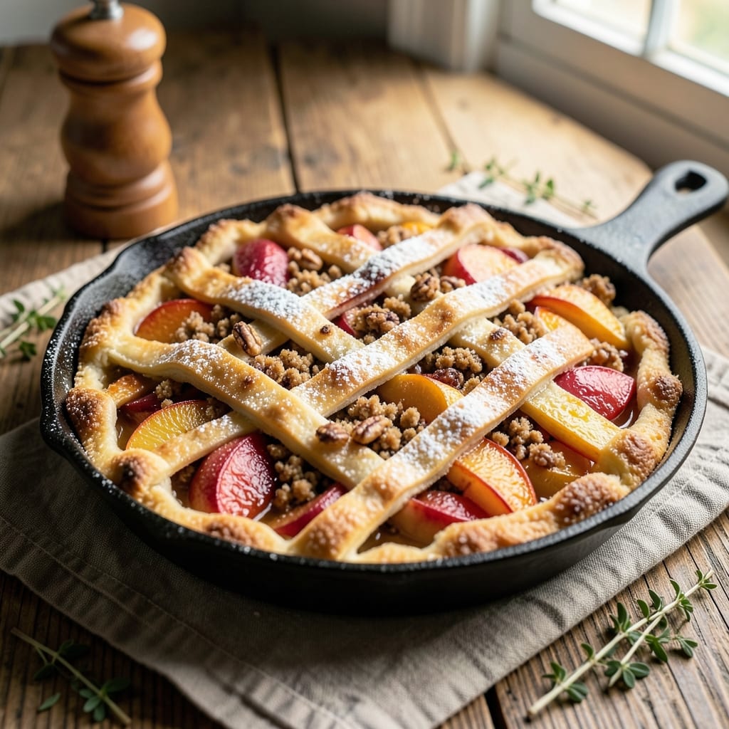 Apple Cobble Recipe: Warm Spiced Fruit Crunch in One Tin