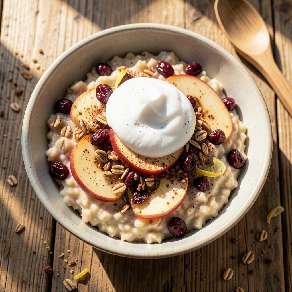 Apple Cranberry Oatmeal Recipe: Warm Spiced Breakfast in Minutes