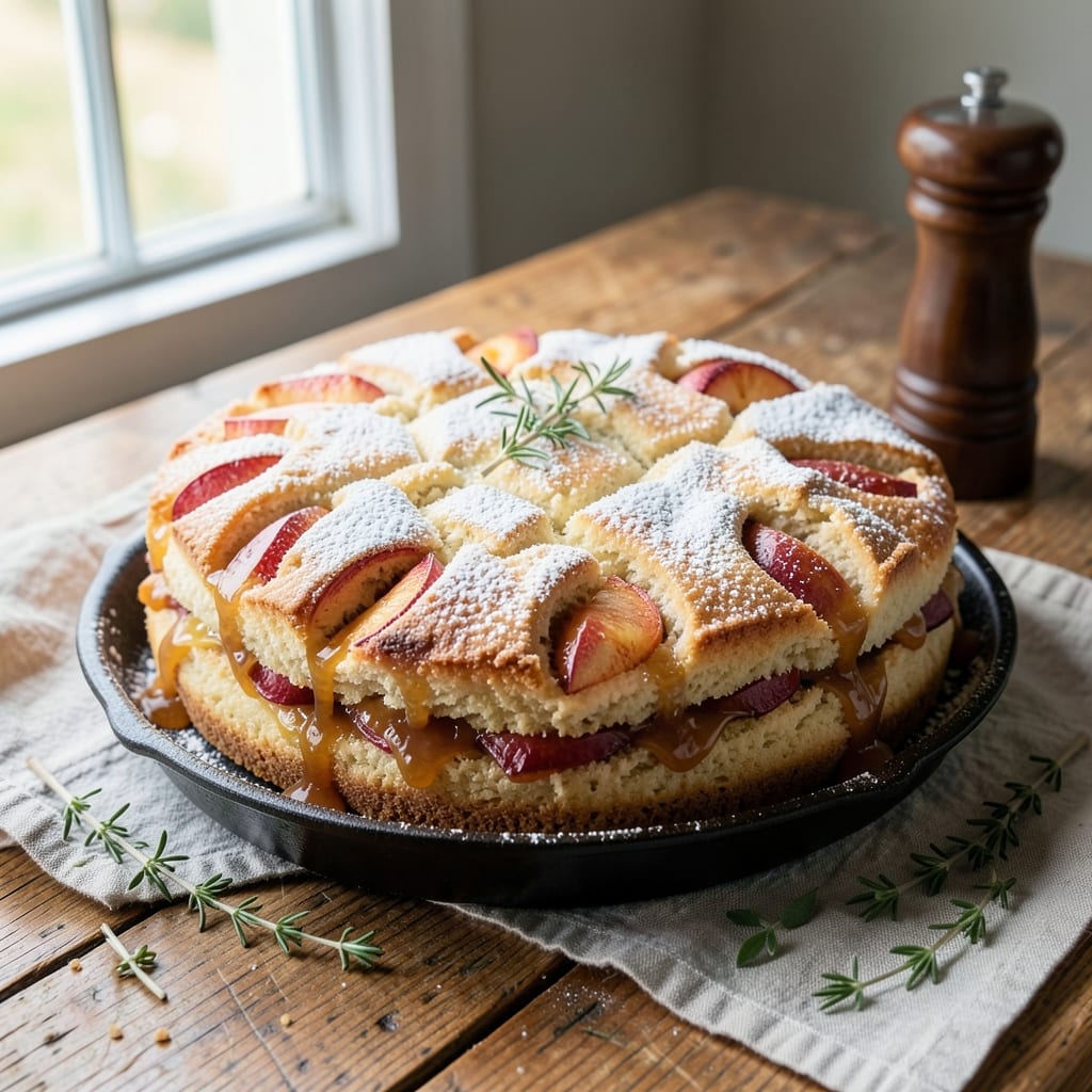 Apple Caramel Coffee Cake Recipe: Spiced Apple Layers With Gooey Caramel Streusel