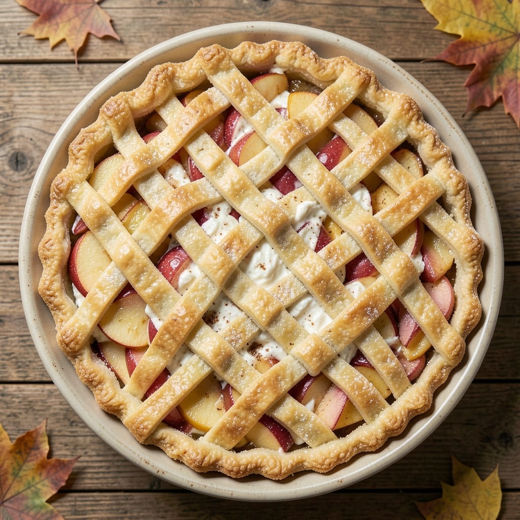 Amish Sour Cream Apple Pie Recipe: Rustic Crust and Tangy-Spiced Filling Fusion