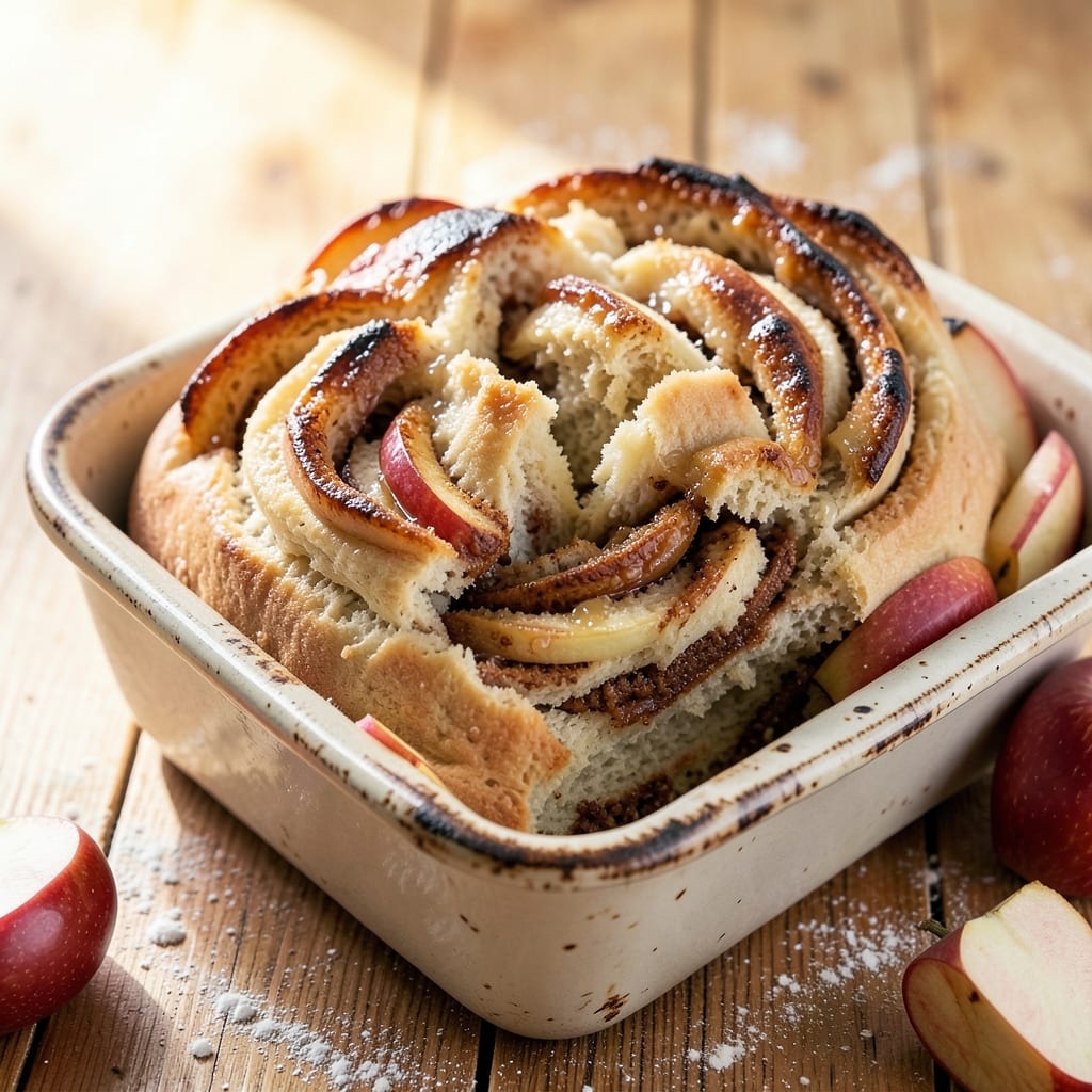 Apple Cinnamon Swirl Loaf Recipe by Pioneer Woman: Warm Spiced Apple Swirls With Buttery Fondant Crown