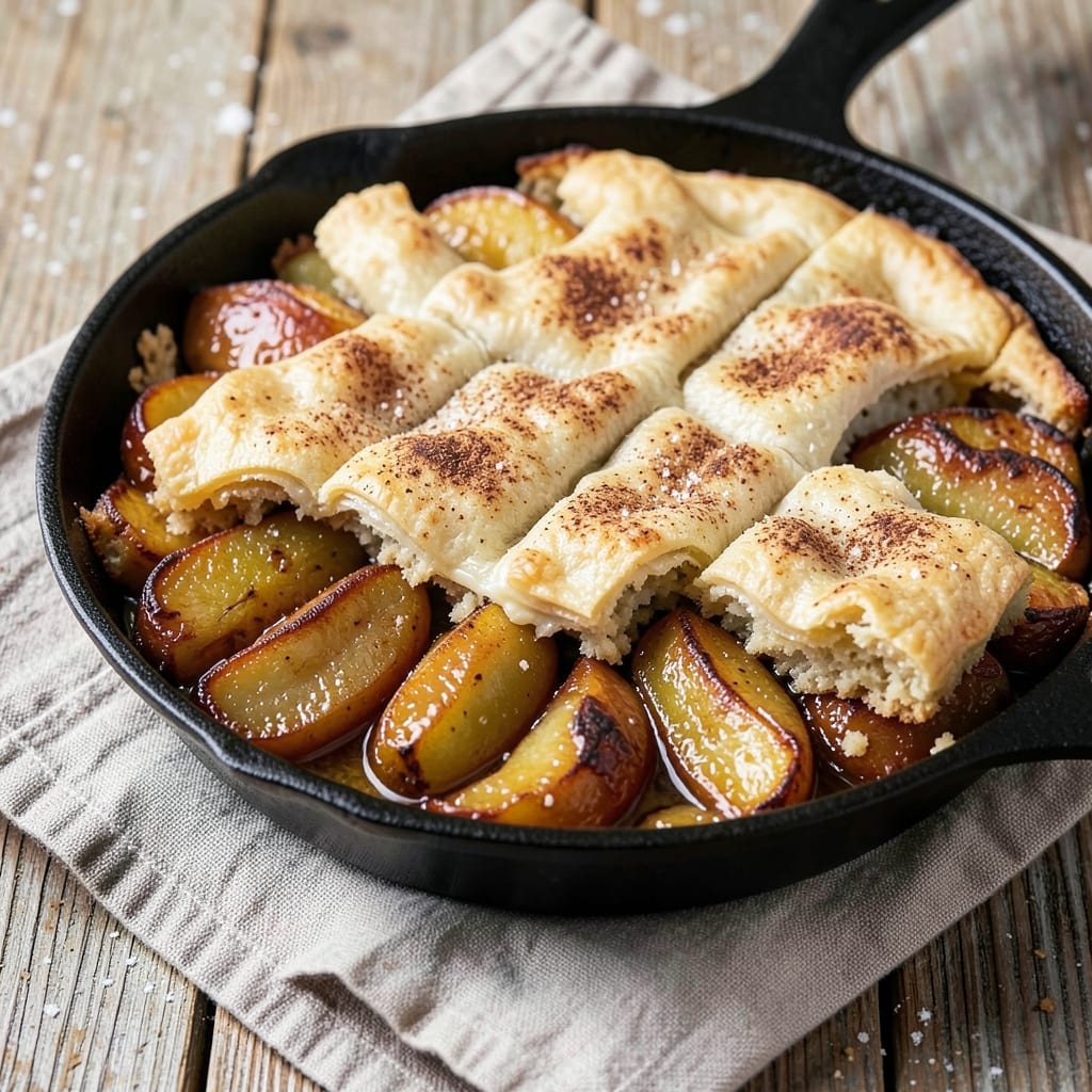 Aldi Fried Apple Dump Cake Recipe: Warm Cinnamon-Caramel Hug in a Tin