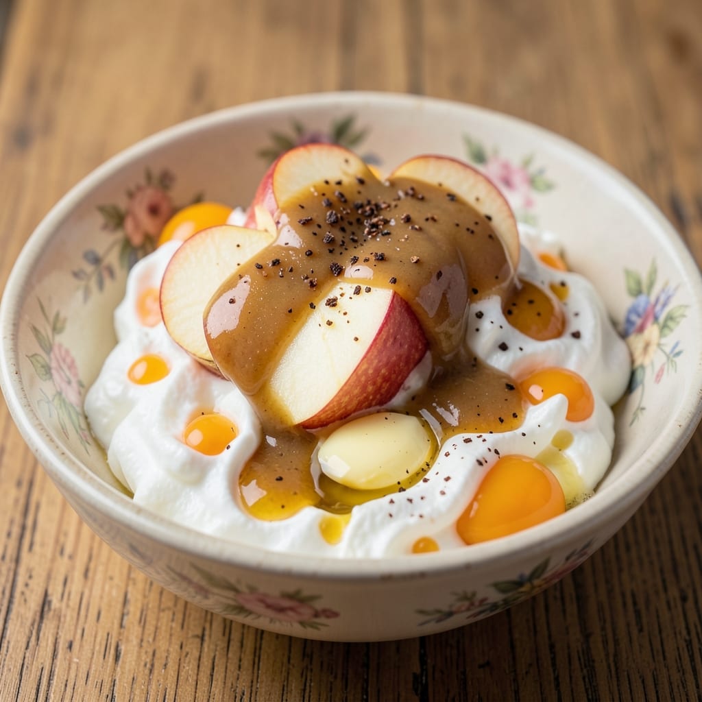 Apple Au Lait Recipe: Warm Spiced Rum Infusion Over Vanilla Cream