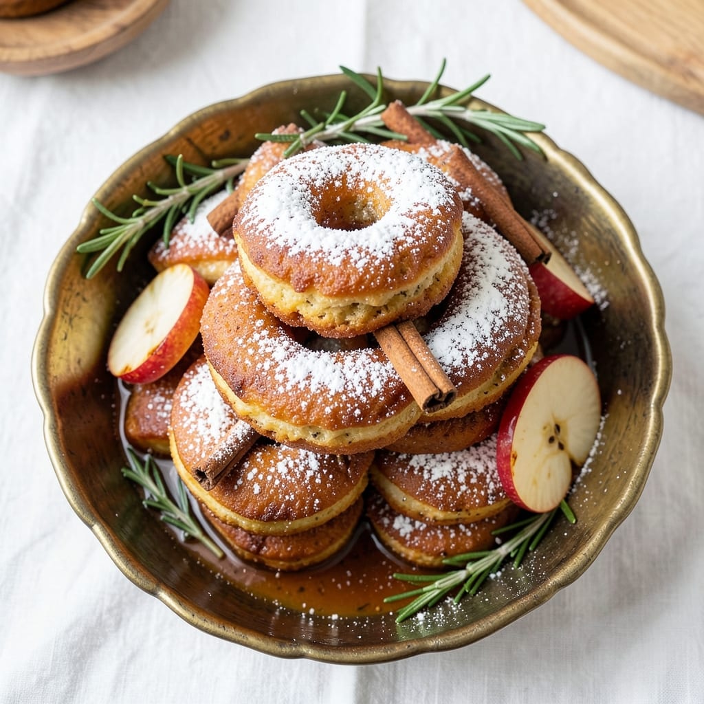 Apple Cider Donuts Recipe: Preppy Kitchen's Warm Spiced Bites with Caramel Drizzle