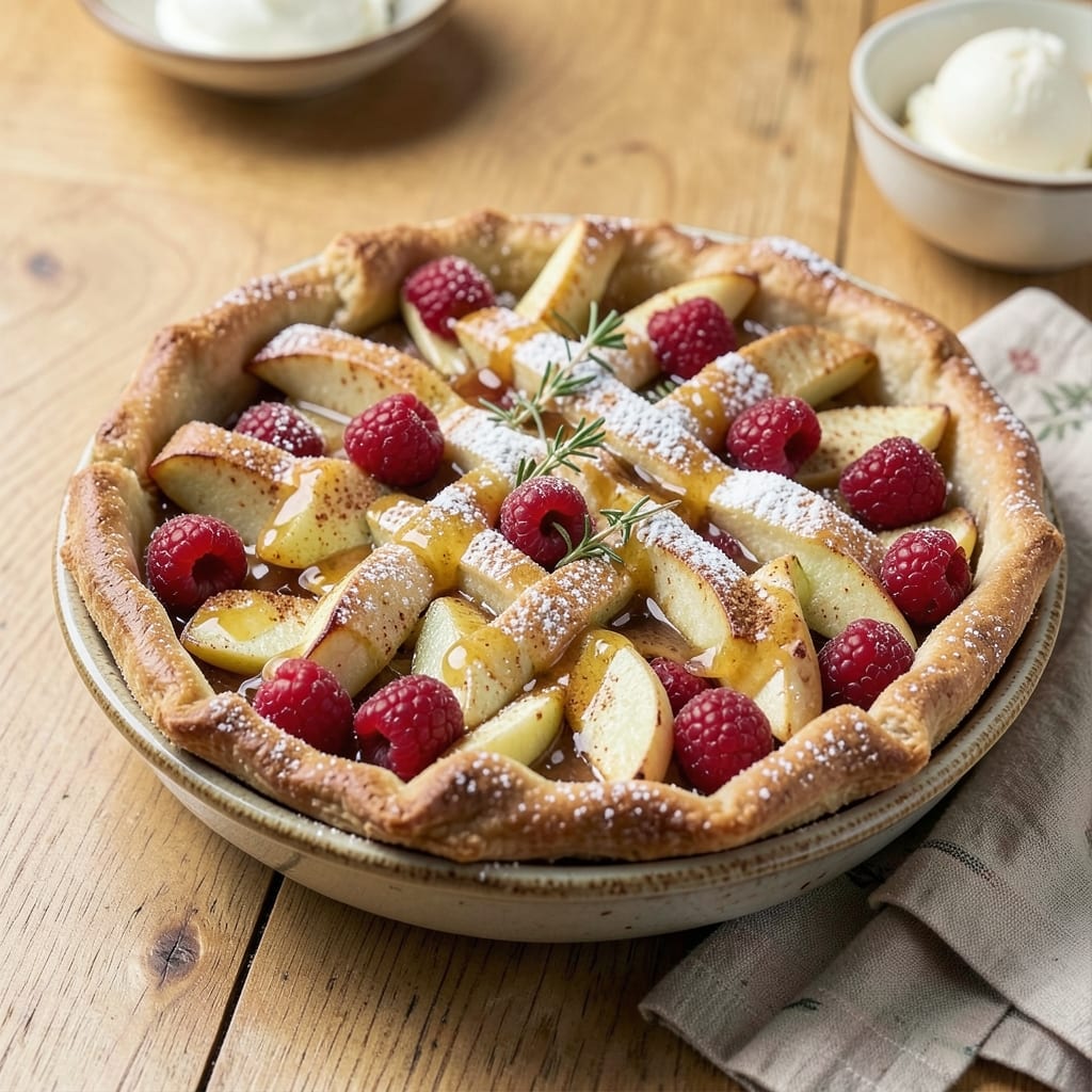 Apple and Raspberry Pie Recipe UK: Tart-Sweet British Bake with Golden Pastry
