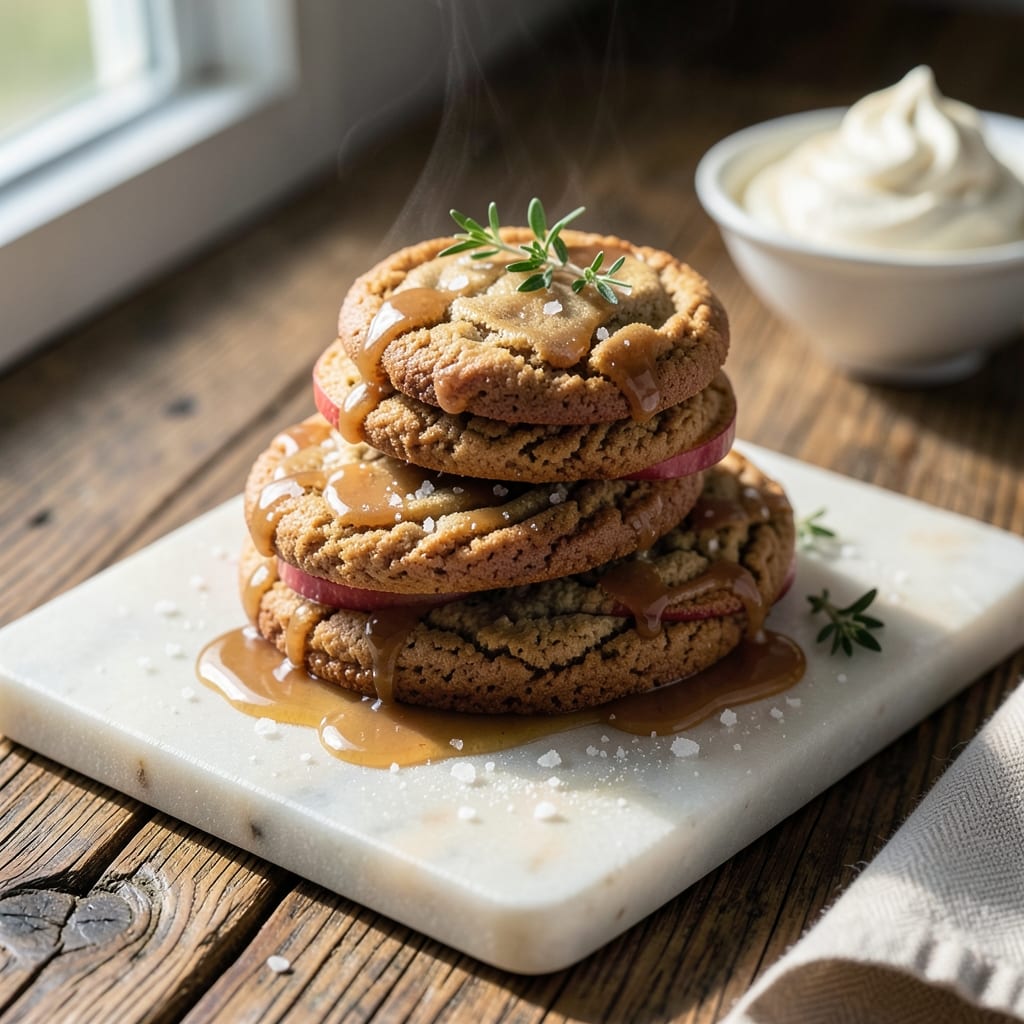 Apple Brown Butter Cookies Recipe: Caramelized Butter Crunch With Chewy Centers